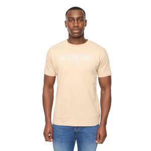 Duck and Cover Mens Pittifore T-Shirt / Stone
